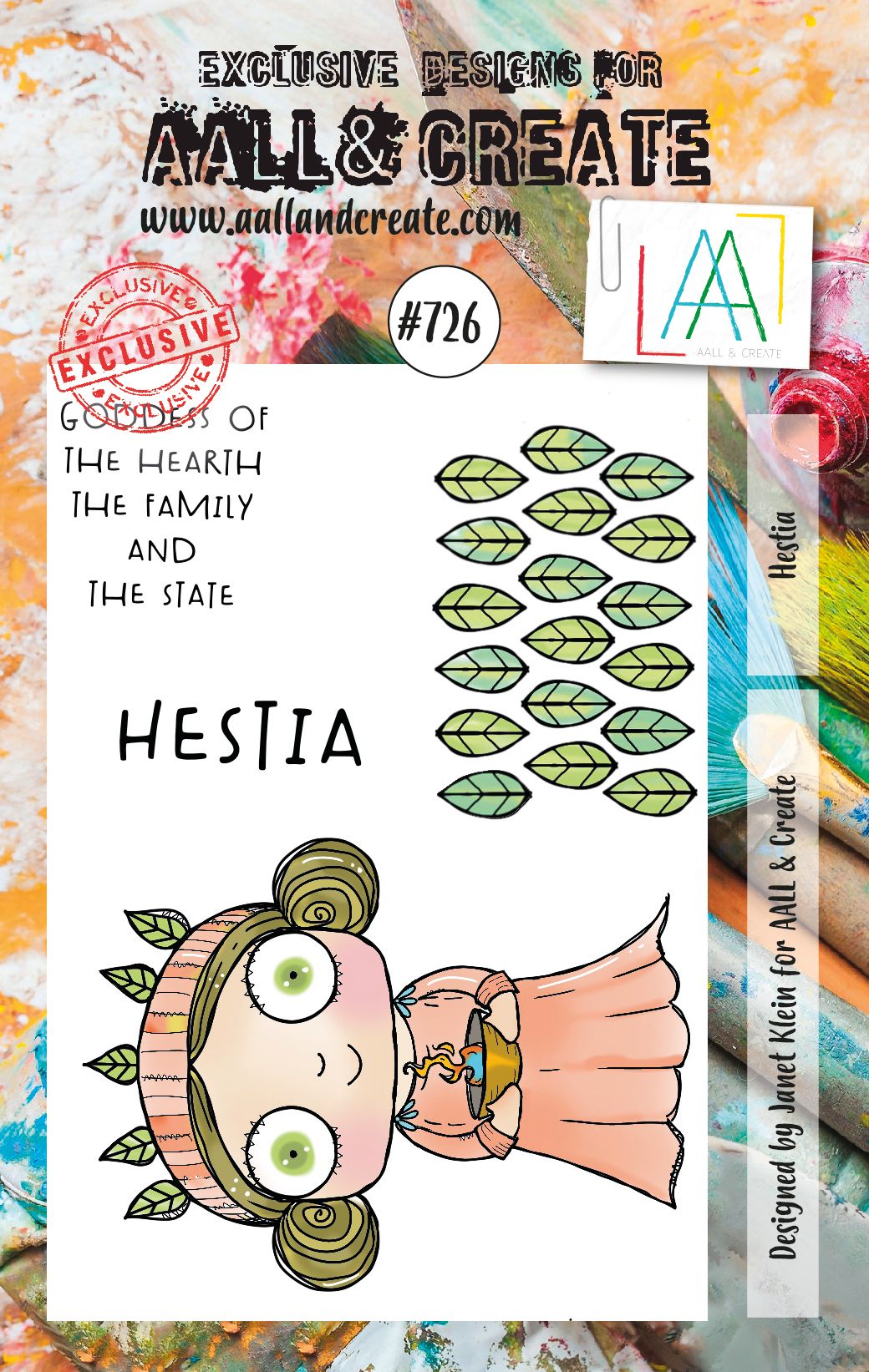 AALL & Create A7 Stamp Set #726 - Hestia