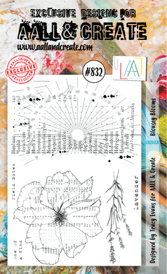 AALL & Create A6 Stamp Set #832 - Blousey Blooms