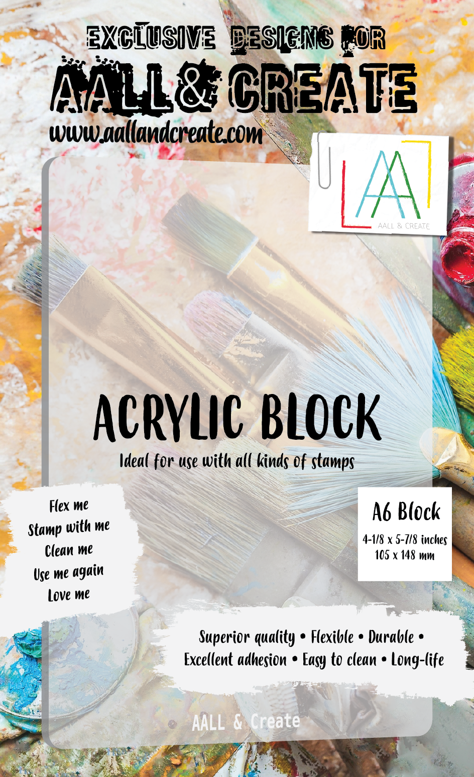 AALL & Create A6 Acrylic Block