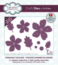 Dies by Sue Wilson - Finishing Touches Pierced Summer Blossom