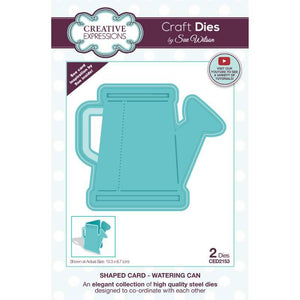 Dies by Sue Wilson - Shaped Cards Watering Can