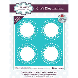 Dies by Sue Wilson - Square Collection : Circle Aperture