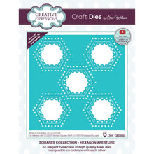 Dies by Sue Wilson - Square Collection : Hexagon Aperture