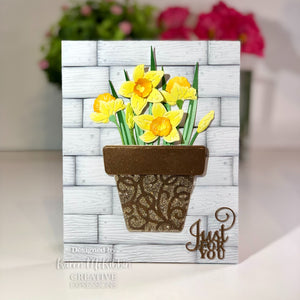 Dies by Sue Wilson - Layered Flowers Collection : Daffodil
