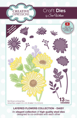 Dies by Sue Wilson - Layered Flowers Collection : Daisy
