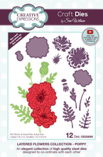 Dies by Sue Wilson - Layered Flowers Collection : Poppy