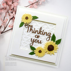 Dies by Sue Wilson - Layered Flowers Collection : Sunflower