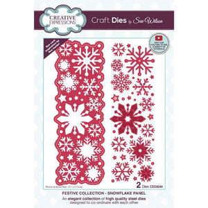 Dies by Sue Wilson - Festive Collection Snowflake Panel