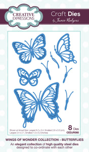 Creative Expressions Jamie Rodgers Wings of Wonder Collection - Butterflies