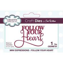 Dies by Sue Wilson - Mini Expressions Follow Your Heart