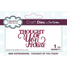 Dies by Sue Wilson - Mini Expressions Thought of You Today