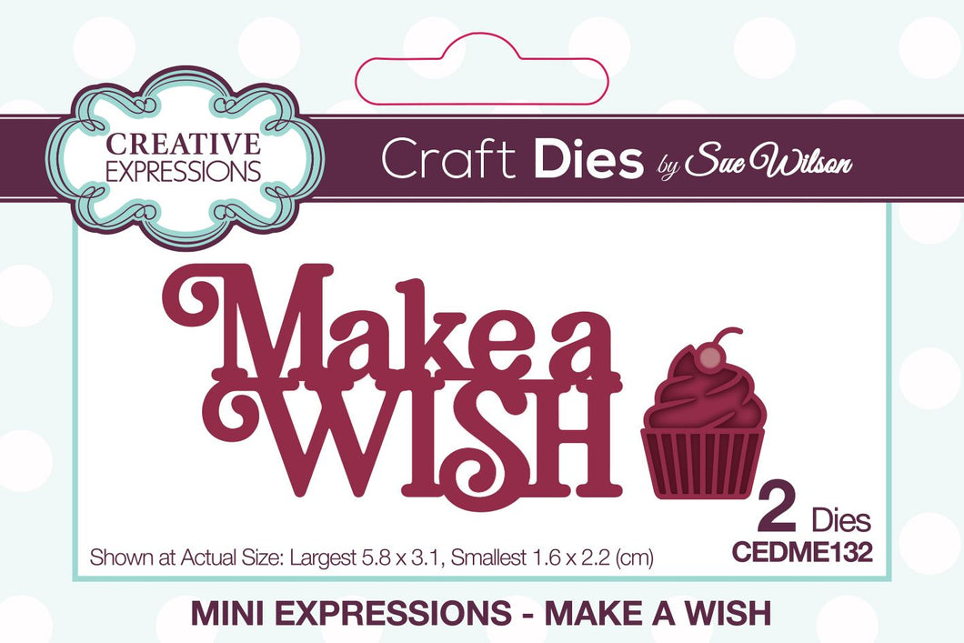Dies by Sue Wilson - Mini Expressions : Make A Wish