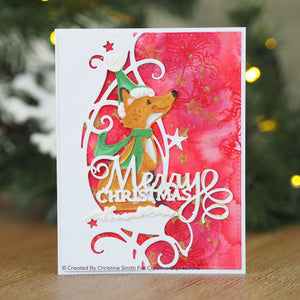 Creative Expressions Paper Cuts Collection - Winter Fox Edger