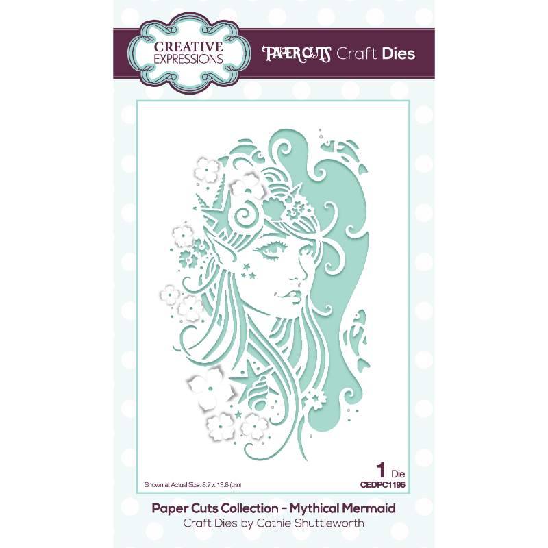 Creative Expressions Paper Cuts Collection - Mythical Mermaid