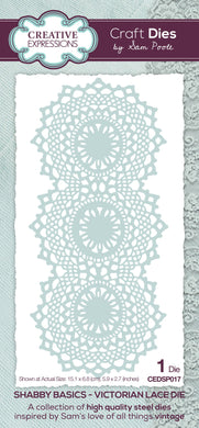 Creative Expressions Sam Poole Shabby Basics Die Set Victorian Lace