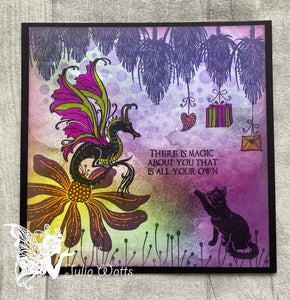 Fairy Hugs Stamps - Fairy Flower