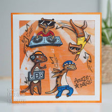 Creative Expressions Designer Boutique A5 Clear Stamp Set - Musical Meerkats
