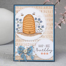 Creative Expressions Sam Poole A6 Rubber Stamp - Rustic Alphabet