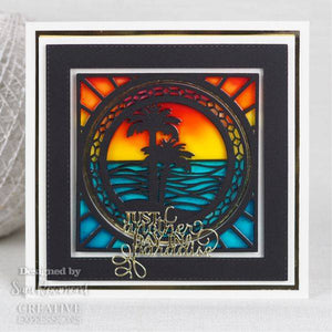 Dies by Sue Wilson - Stained Glass Collection : Beach Palms