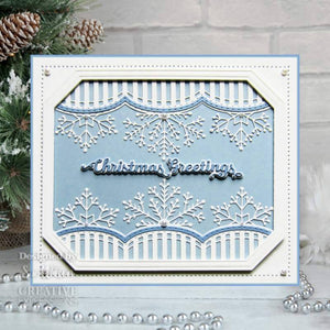 Dies by Sue Wilson - Festive Collection Snowflake Scalloped Border