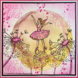 Pink Ink Designs A5 Clear Stamp Set - Dandelion Ballet