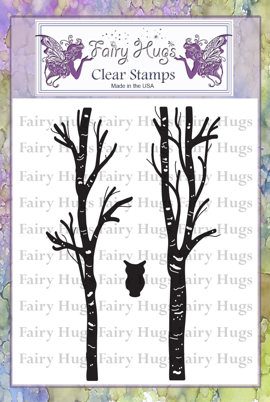 Fairy Hugs Stamps - Birch Trees Set