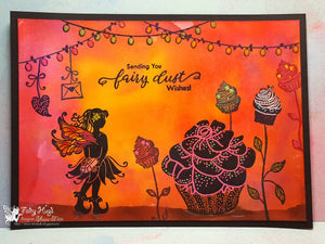 Fairy Hugs Stamps - Cupcake