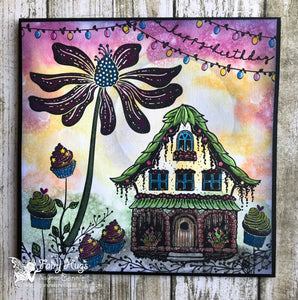 Fairy Hugs Stamps - Cupcake Flowers