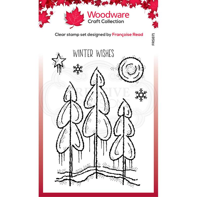 Woodware Clear Magic Single - Winter Trees