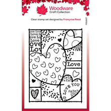 Woodware Clear Magic Single - Heart Collage
