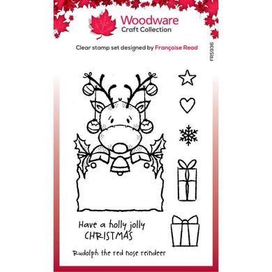 Woodware Clear Magic Single - Festive Rudolf