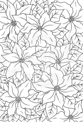 Woodware Clear Magic Single - Poinsettia Lace