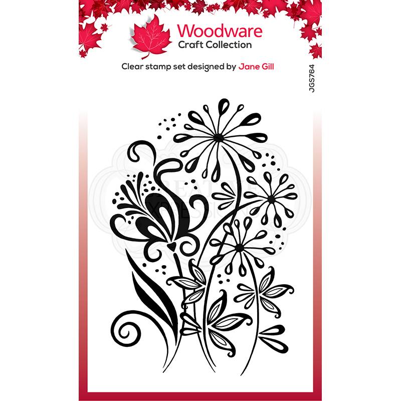 Woodware Clear Magic Single - Curly Petals