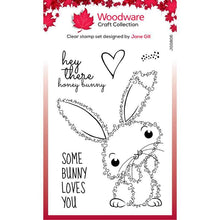 Woodware Clear Magic Single - Fuzzie Friends : Bella the Bunny