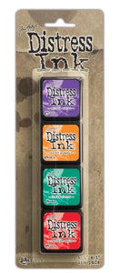 Mini Distress Ink Pads - Set 15