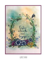 Pink Ink Designs A5 Clear Stamp Set - Frames Collection : Country Meadow