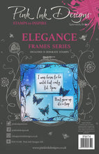 Pink Ink Designs A5 Clear Stamp Set - Frames Collection : Elegance