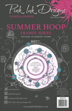 Pink Ink Designs A5 Clear Stamp Set - Frames Collection : Summer Hoop