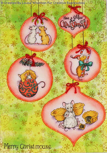 Pink Ink Designs A5 Clear Stamp Set - Merry Christ-Mouse