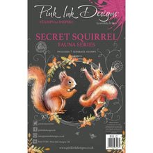 Pink Ink Designs A5 Clear Stamp Set - Secret Squirrel