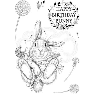 Pink Ink Designs A5 Clear Stamp Set - Hunny Bunny