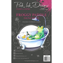 Pink Ink Designs A5 Clear Stamp Set - Froggy Paddle