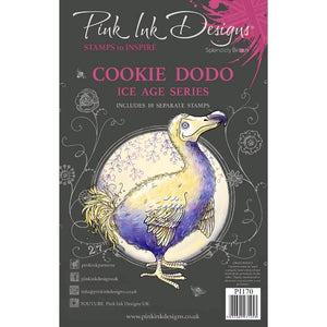 Pink Ink Designs A5 Clear Stamp Set - Cookie Dodo