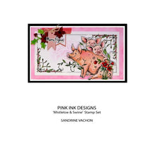 Pink Ink Designs A5 Clear Stamp Set - Mistletoe & Swine