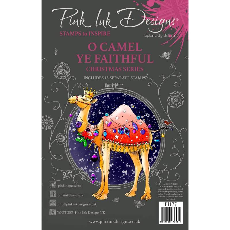 Pink Ink Designs A5 Clear Stamp Set - O Camel Ye Faithful