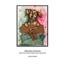 Pink Ink Designs A5 Clear Stamp Set - Bark the Herald Angels Sing
