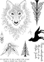 Pink Ink Designs A5 Clear Stamp Set - Fauna Series : Lupin