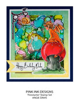 Pink Ink Designs A5 Clear Stamp Set - Mythical Series : Firestarter