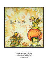 Pink Ink Designs A5 Clear Stamp Set - Mythical Series : Firestarter