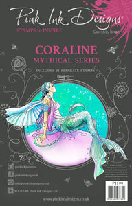 Pink Ink Designs A5 Clear Stamp Set - Mythical Series : Coraline